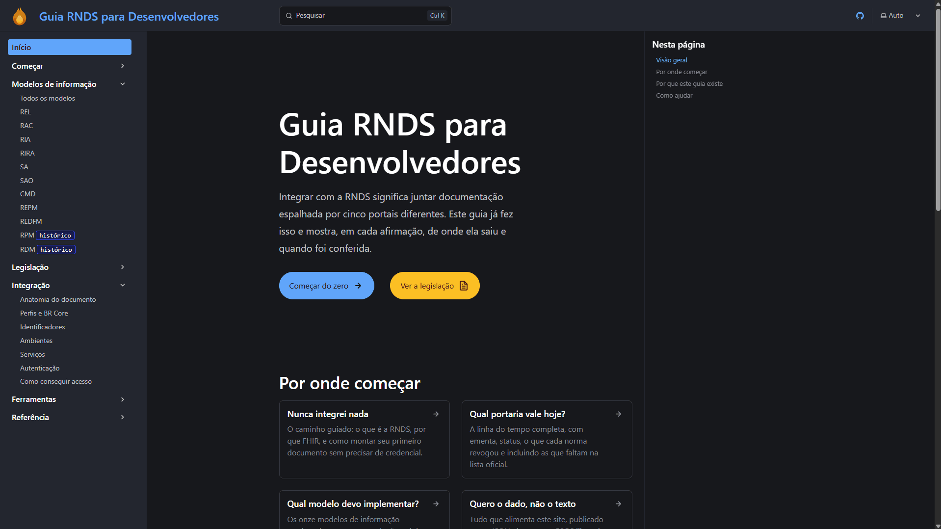 Página Inicial
